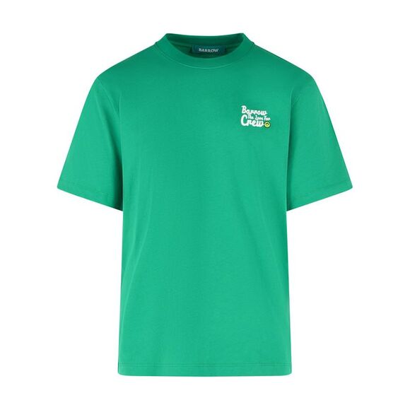 Barrow Green Cotton T-Shirt Men